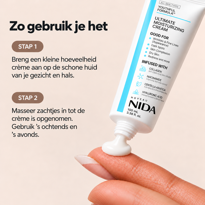 Noveau™ Alles-in-Eén Anti-Aging Herstel &amp; Glow Crème (100ml)