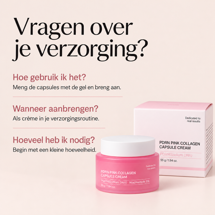 Noveau™ PDRN Roze Collageen Capsulecrème